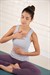 Breath with hands on chest